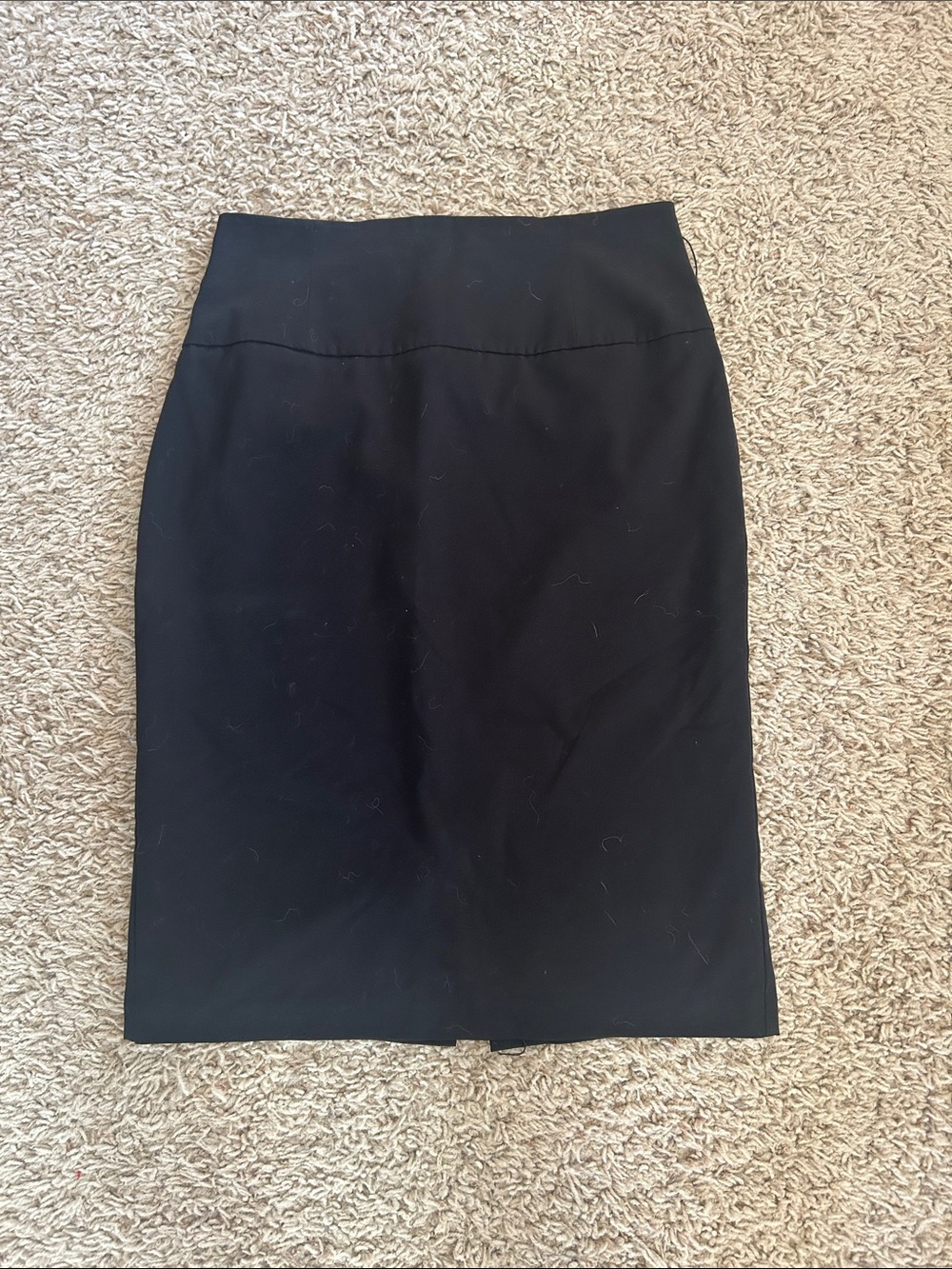 Classic Black Women's Pencil Skirt - Sleek Office Style